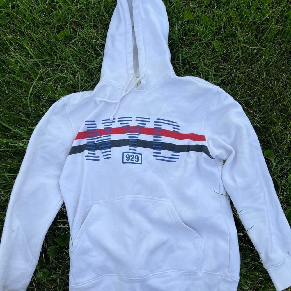H-m Men's White Hoodie